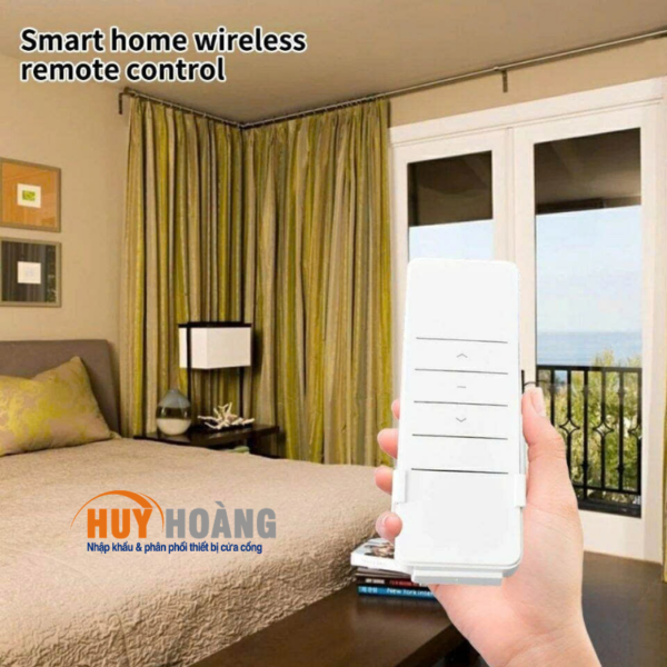 Dooya Remote Rèm Remote RF Dooya cho động cơ rèm 1 kênh - Thiết Bị Cửa Cổng Tự Động Huy ...